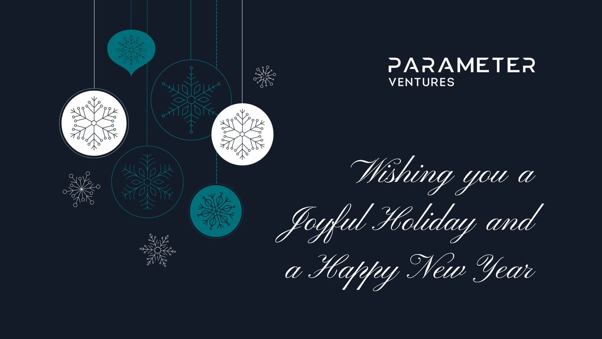 ParameterVC's tweet image. From the entire team at Parameter Ventures.