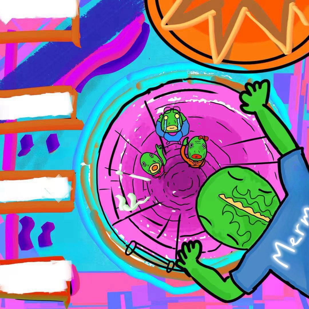 $MERM 绿头鱼

沙雕精神永存！

#BRC20