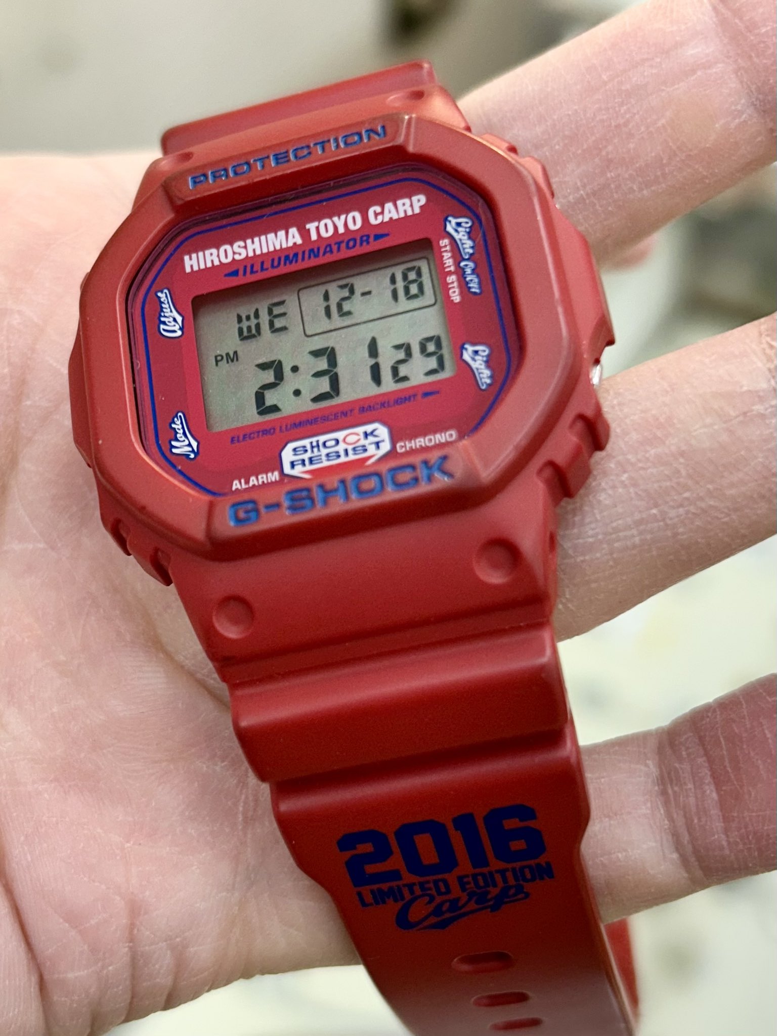 読売ジャイアンツ 2016年 G-SHOCK DW-5600 オレンジ（読売