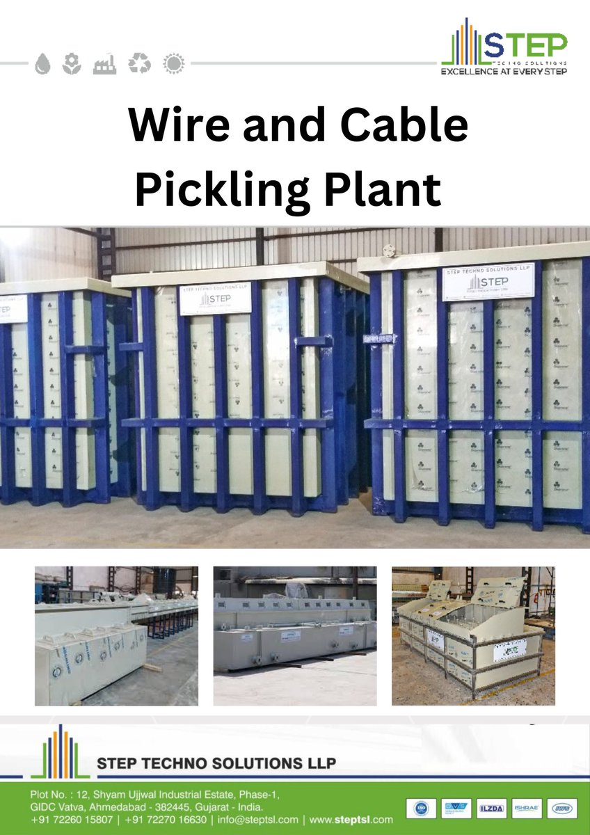 step_techno's tweet image. #wireandcablePicklingPlant

#STEP

#StepTechnoSolutionsllp