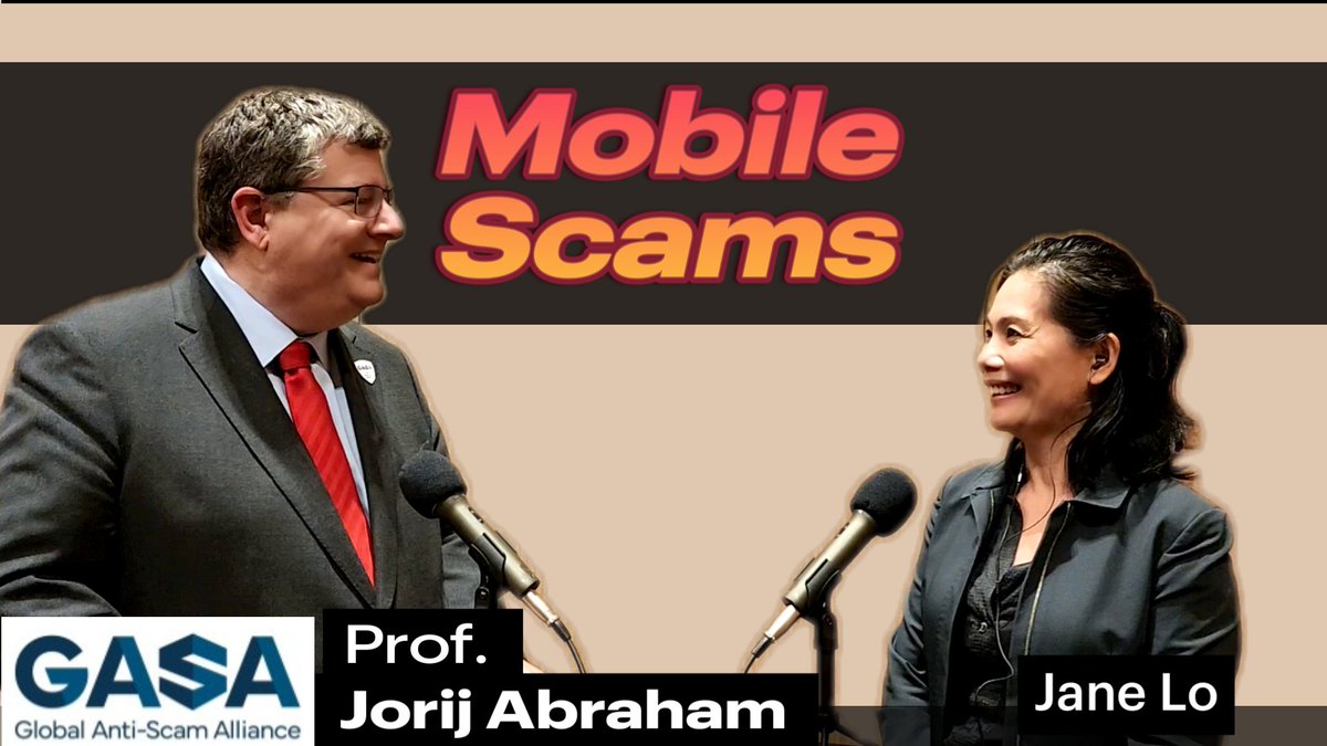 Jane Lo (@janelo8) on Twitter photo $1 TRILLION —lost to online #scams worldwide last year. <a href="/ScamAlliance/">Global Anti Scam Alliance (GASA)</a> <a href="/jorijabraham/">Jorij Abraham</a> cautioned that scammers target everyone, regardless of age, education, skills - even he nearly fell prey to a #DEEPFAKE hiring scam! #cybersecurity
🎬youtu.be/pNIh2frXYGo $1 TRILLION —lost to online #scams worldwide last year. <a href="/ScamAlliance/">Global Anti Scam Alliance (GASA)</a> <a href="/jorijabraham/">Jorij Abraham</a> cautioned that scammers target everyone, regardless of age, education, skills - even he nearly fell prey to a #DEEPFAKE hiring scam! #cybersecurity
🎬youtu.be/pNIh2frXYGo