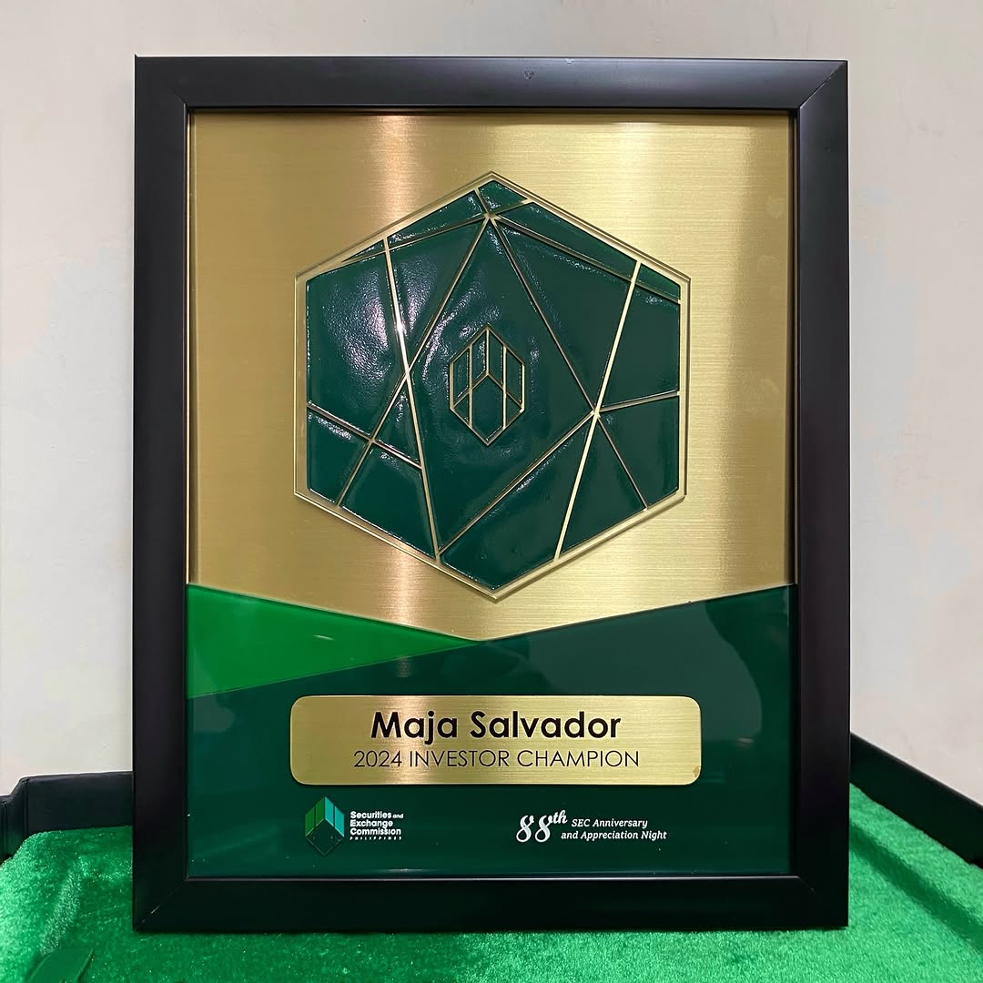 Majthetic's tweet photo. 2024 Investor Champion MAJA SALVADOR 👏🏻✨

— Ang Taray investor Champion ang mhiema Congratulations majinggg!!!! Another award nanaman this year 🙌🏻🙌🏻
#Majasalvador https://t.co/XwL5Wufc9t