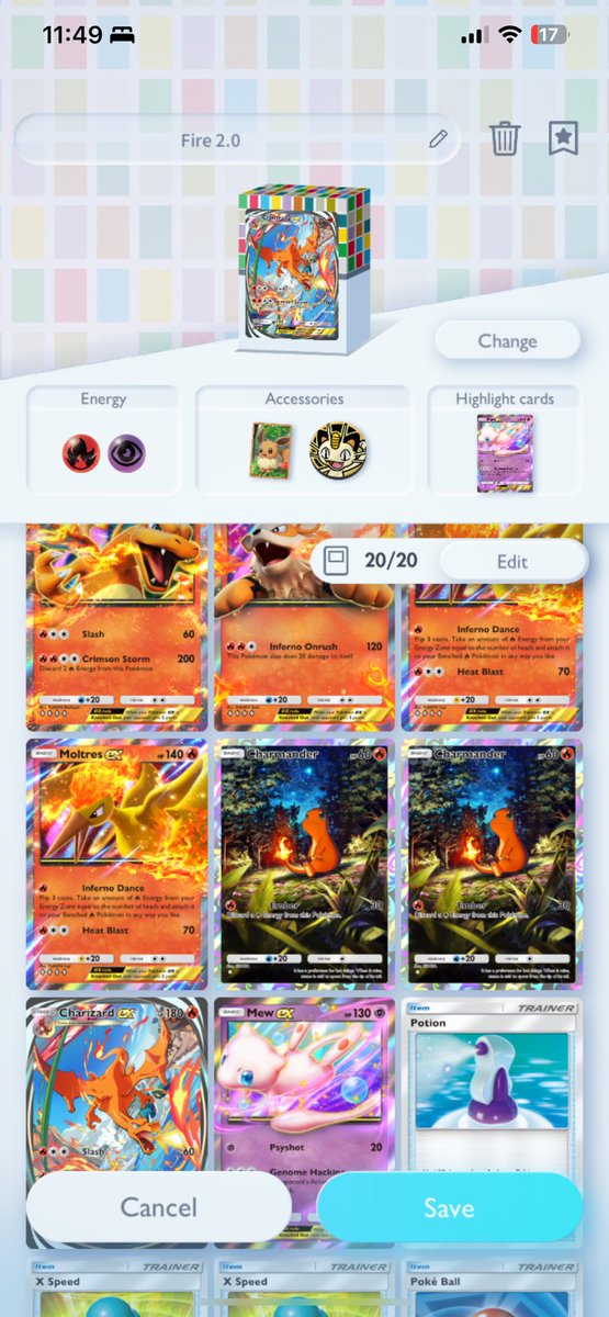 DeityLike's tweet image. I feel adding the new Mew ex in the charizard deck is insanely OP #PokemonTCGPocket #PokemonTCG #Pokemon