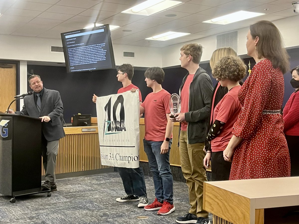 Marcietaylor14's tweet image. Superintendent recognitions at tonight’s @GPS_District board meeting honored the DRHS and CVHS Marching Bands - congratulations! #ConnectCreateCare