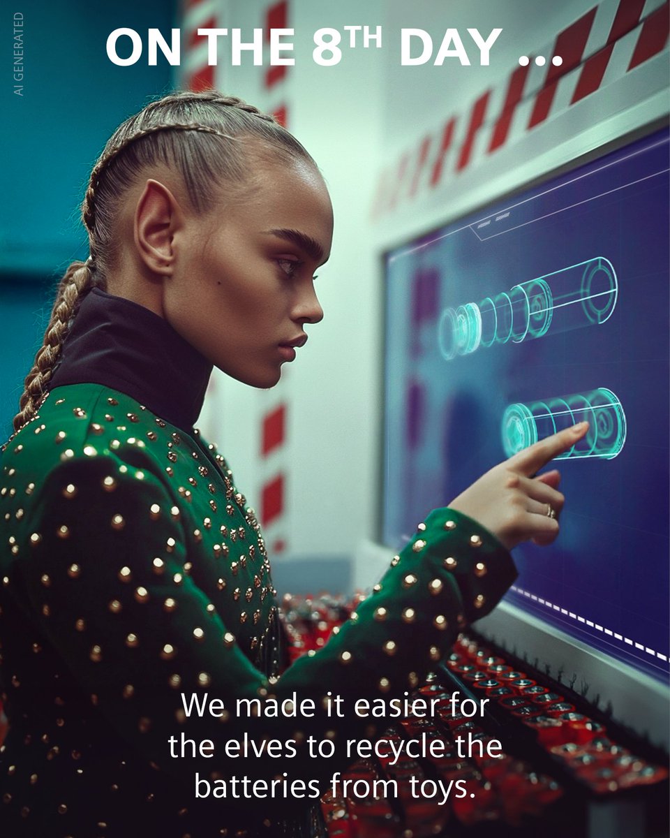 Siemens (@siemens) on Twitter photo The wish for more advanced toys requires more advanced technology to power them 🪫. Like #AI to #automate battery #recycling. So, we can sustainably entertain present and future generations! 💚🔋 The wish for more advanced toys requires more advanced technology to power them 🪫. Like #AI to #automate battery #recycling. So, we can sustainably entertain present and future generations! 💚🔋