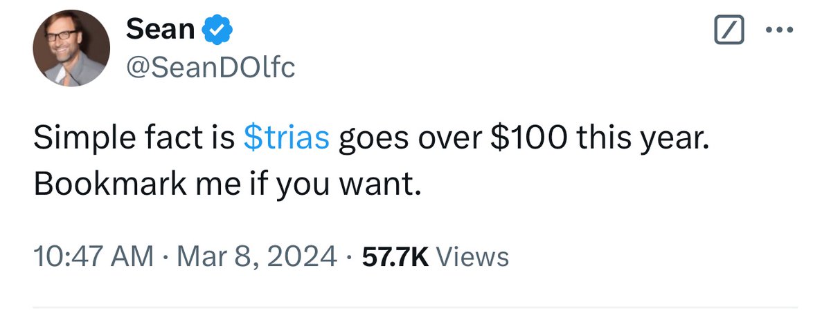 AuthenticateLOL's tweet image. 🫠

The thing is, even if TRIAS eventually reaches a decent price, it will be so far down the line that the opportunity cost would have made it not worth it. 

If you had put your money in Bitcoin in 2021 instead you would have made far more already.