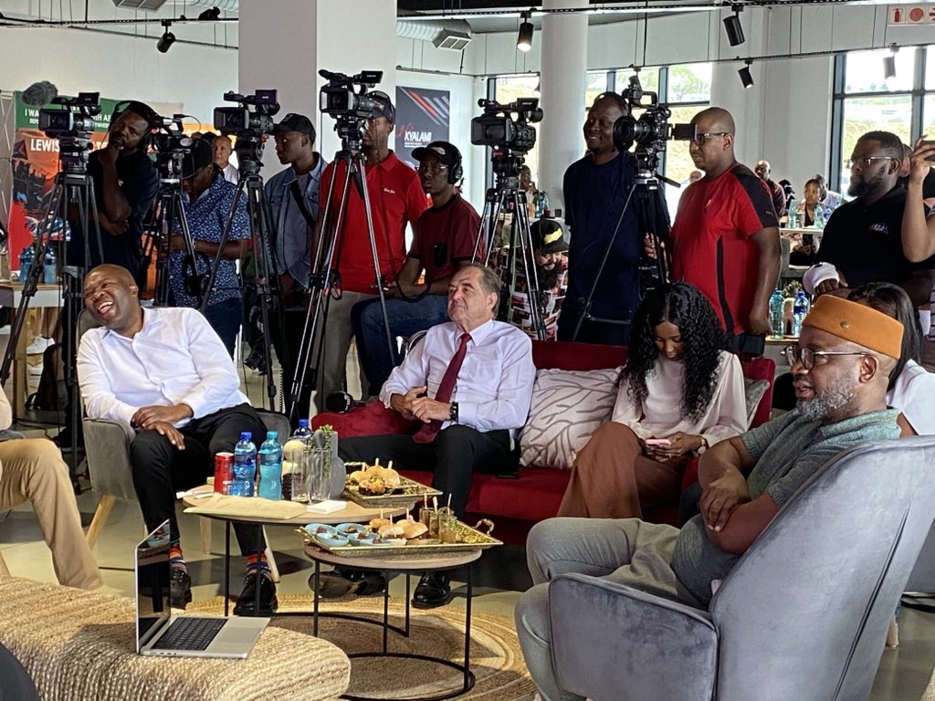 GautengProvince's tweet photo. [IMAGES] @GautengProvince Acting Premier, @LebogangMaile1 delivered a Welcome Address on the occasion of the Announcement of Formula One Bid Steering Committee by @SportArtsCultur Minister, @GaytonMcK at the Kyalami Gran Prix Circuit. 

#SportingGP #GrowingGautengTogether https://t.co/hwmYkFzjgR