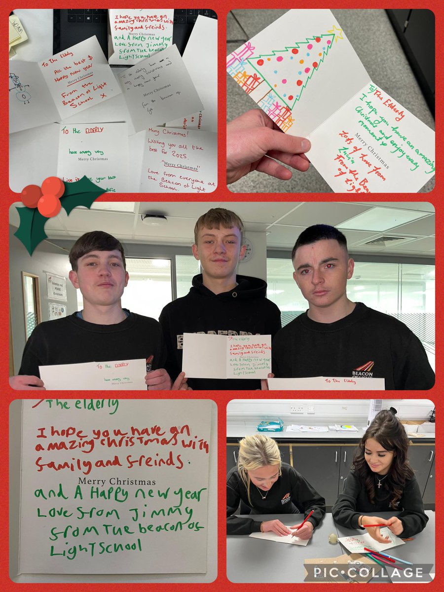 Writing 100s of Christmas cards to hand-deliver to our local care home residents this week. Sharing the festive feeling far and wide! #love #community