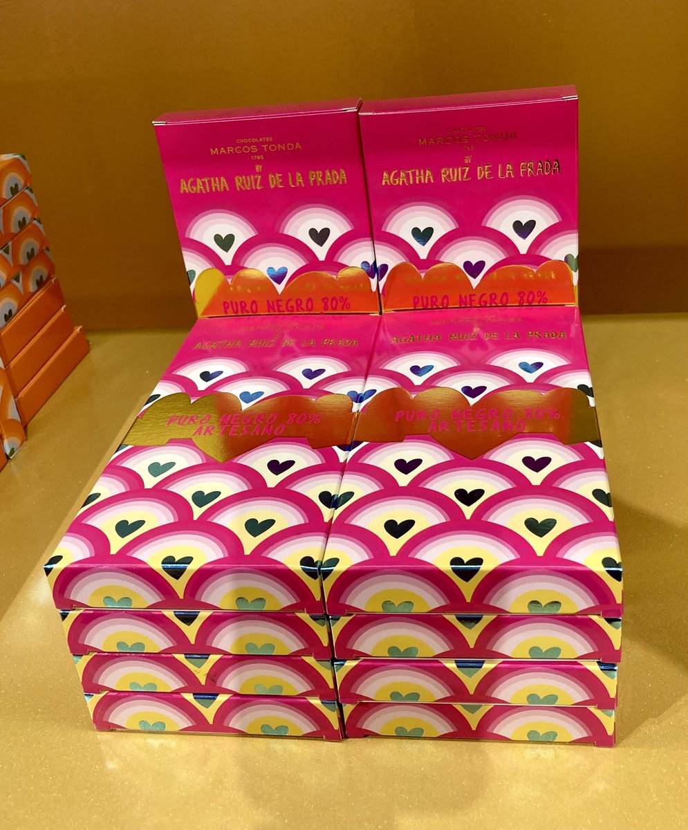 ❤️💛❤️Se trata de un trabajo muy especial y cuidado de CHOCOLATES AGATHIZADOS para la prestigiosa marca de delicatessen. 

<a href="/agathardlp/">Agatha RuizdelaPrada</a> #Esnuestro