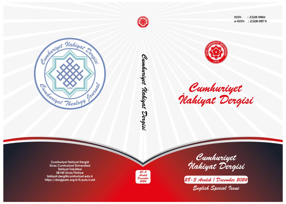 Uluslararası WoS Escı ve Scopus'ta; Ulusal TR Dizin'de taranan Cumhuriyet İlahiyat Dergisi'nin 28-3 İNGİLİZCE ÖZEL SAYI'sı yayınlanmıştır.

Emeği geçen editöryal ekibimize, yazarlarımıza, hakemlerimize ve siz değerli okuyucularımıza teşekkürlerimizle...

dergipark.org.tr/tr/pub/cuid/is…