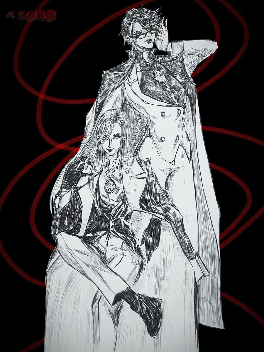 leonxiotta's tweet image. BayoJeanne in suits.
My friend said this piece gives Hellsing vibe, should I watch/read that? Is it good? I want to try it. 😋✨