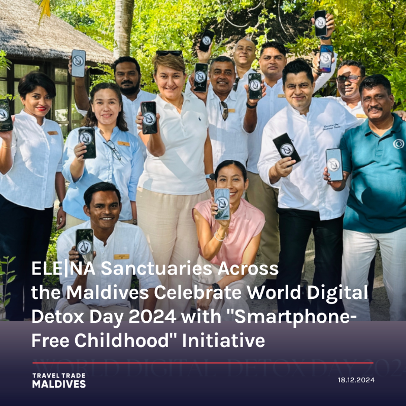 traveltrademv's tweet photo. On December 10th, ELE|NA and its eight sanctuaries took part in the global movement for World Digital Detox Day (WDDD) 2024.
#TravelTradeMaldives #Maldives #BestofMaldives #VisitMaldives #Explore #AtmosphereCore #TheOzenCollection #AtmosphereHotelsandResorts #ColoursofOBLU