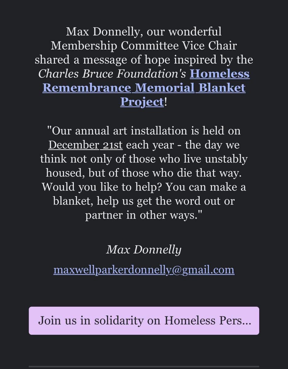 Great shout out from the <a href="/NationalHomeles/">National Coalition for the Homeless</a>
