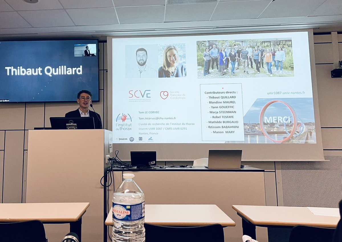 vion anne-clemence (@ancvion) on Twitter photo Great PhD defense by Tom Lecorvec, vascular surgeon who did his scientific thesis in our lab ! Smooth muscle cells rock 💪
<a href="/CHUnantes/">CHU de Nantes</a> , <a href="/NantesUniv/">Nantes Université</a> , <a href="/institut_thorax/">l'institut du thorax</a> Great PhD defense by Tom Lecorvec, vascular surgeon who did his scientific thesis in our lab ! Smooth muscle cells rock 💪
<a href="/CHUnantes/">CHU de Nantes</a> , <a href="/NantesUniv/">Nantes Université</a> , <a href="/institut_thorax/">l'institut du thorax</a>