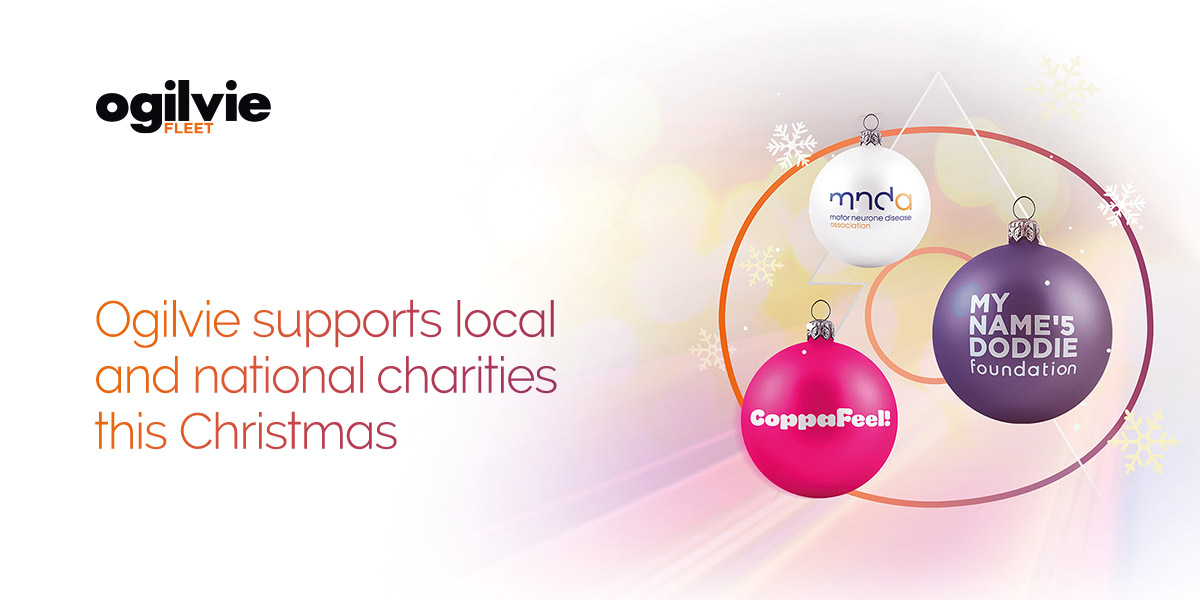 Ogilvie Fleet (@ogilviefleet) on Twitter photo This Christmas, Ogilvie Fleet have chosen 3 brilliant charities to support - a tradition started 7 years ago in lieu of sending Christmas cards:
- <a href="/mndassoc/">MND Association</a>
- <a href="/CoppaFeelPeople/">CoppaFeel!</a>
- <a href="/MNDoddie5/">My Name'5 Doddie Foundation</a>
Read more about what we have been up to this Christmas: ogilvie-fleet.co.uk/news/ogilvie-c… This Christmas, Ogilvie Fleet have chosen 3 brilliant charities to support - a tradition started 7 years ago in lieu of sending Christmas cards:
- <a href="/mndassoc/">MND Association</a>
- <a href="/CoppaFeelPeople/">CoppaFeel!</a>
- <a href="/MNDoddie5/">My Name'5 Doddie Foundation</a>
Read more about what we have been up to this Christmas: ogilvie-fleet.co.uk/news/ogilvie-c…