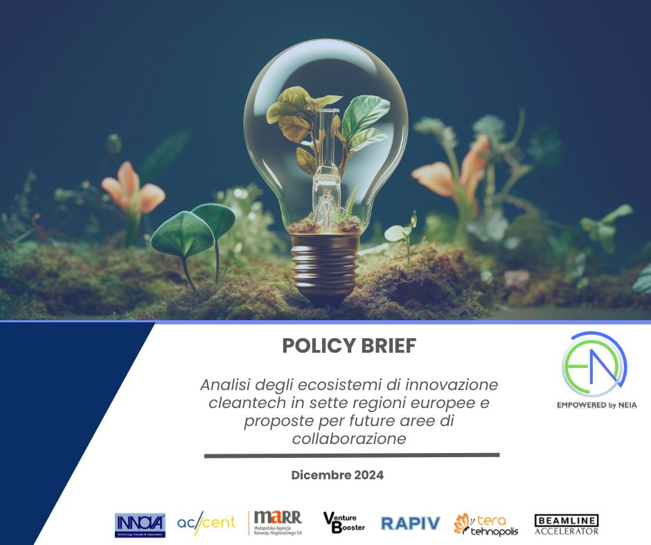 🌱 Il Policy Brief EMPOWEREDbyNEIA è disponibile! 

Approfondimenti sugli ecosistemi cleantech e raccomandazioni per startup, PMI e collaborazioni in Europa.

📥 Leggi in Italiano: empoweredbyneia.eu/wp-content/upl…

📥 Leggi in Inglese: empoweredbyneia.eu/wp-content/upl…

#Cleantech #EMPOWEREDbyNEIA
