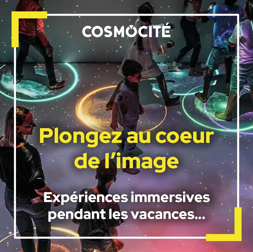 🌌 Venez à Cosmocité et vivez des expériences immersives inoubliables ! ✨

Une destination idéale pour partager des moments magiques en famille pendant les vacances de Noël. 🎄❄️

➡️ Réservez un billet : cosmocite.fr