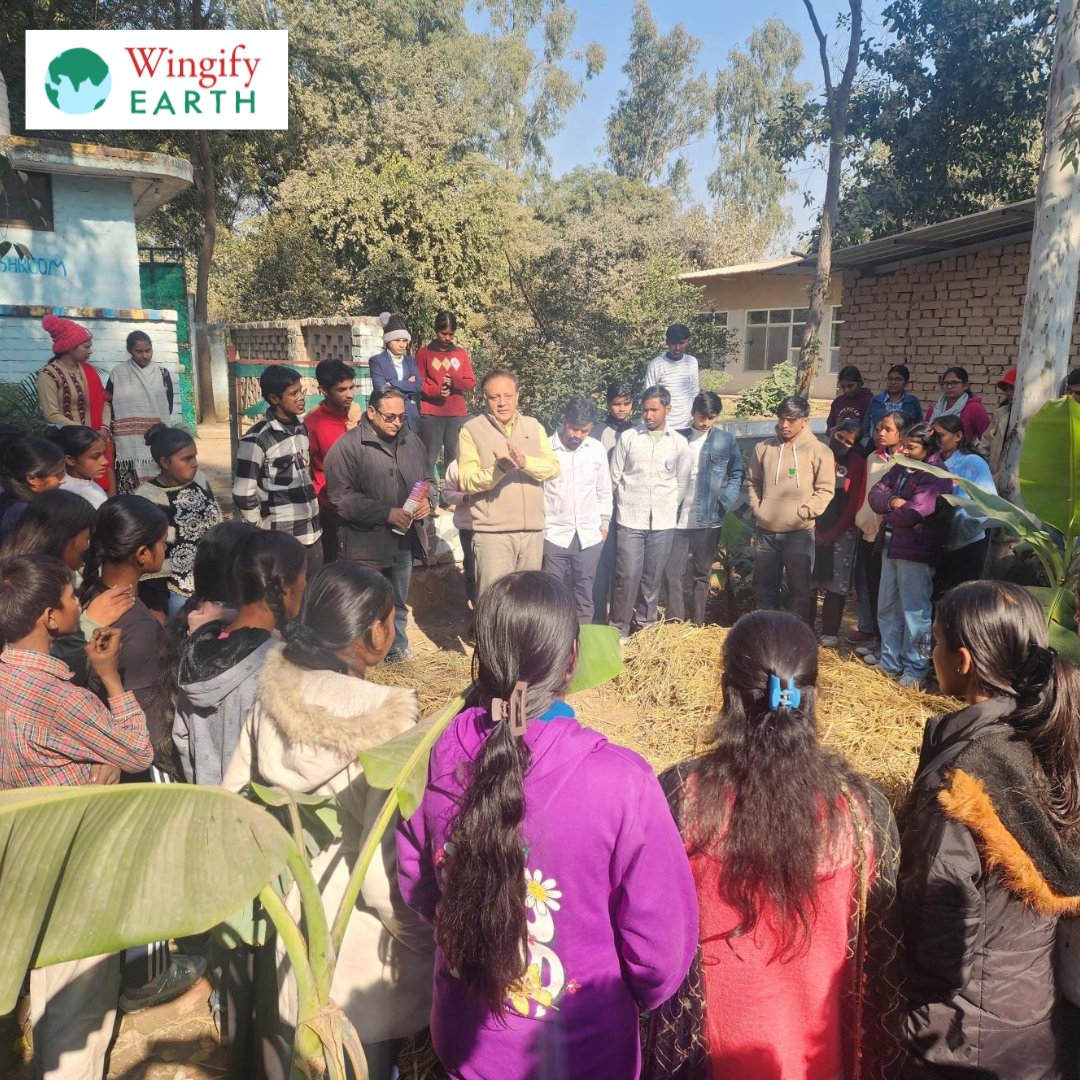 WingifyFoundtn's tweet photo. 🌱 In Noorpur Bedi, a Lead Farmer demonstrates Amrit Mitti as part of our Soil Health Project. With 10+ demo farms in Punjab &amp; Haryana, we're driving sustainable solutions to protect soil health &amp; the biome. 🌾🌍

#SoilHealth #sustainablefarming https://t.co/WLM8n5uf5g