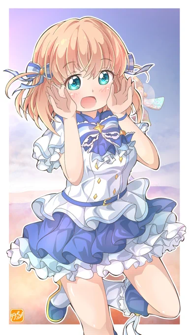 ほかってきました～ニコニコ花帆ちゃん#lovelive #蓮ノ空美術部 #リンクラ 