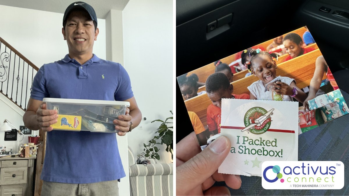 ActivusConnect's tweet photo. Discover how Regin Manlapaz found joy and fulfillment through volunteering with Samaritan’s Purse Operation Christmas Child!

Read about his #InspiringForward experience here - https://t.co/wzDMTtmmvx

#ActivusConnect #ElevatingExperiences #WFH #Givingback #dayofgiving #volunteer https://t.co/7lmZVL2l2P