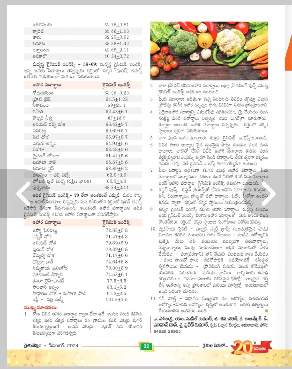 Poshadri's tweet image. #glycemicindex
#diabetic
#prediabetic
#diabetes
#localfoods
#Telangana 
Low GI Foods for health &amp;amp; well-being 
@hyderabaddoctor 
@ayodhya_boreddy 
@Tummala_INC 
@icarindia 
@ICMRNIN 
@DirectorAgriTS 
@WCDTelangana 
@WCDAdilabad 
@krishi_vigyan 
@ChouhanShivraj