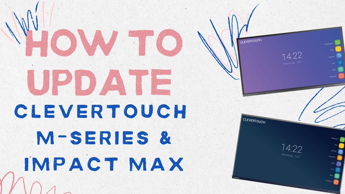 How to Update Your <a href="/myClevertouch/">Clevertouch</a> Screen!

Need help updating your Clevertouch M-Series or Impact Max? Watch our quick YouTube video for a simple, step-by-step guide! 🔧📺

Stay up to date with the latest features and improvements: youtube.com/watch?v=sNpKVi…