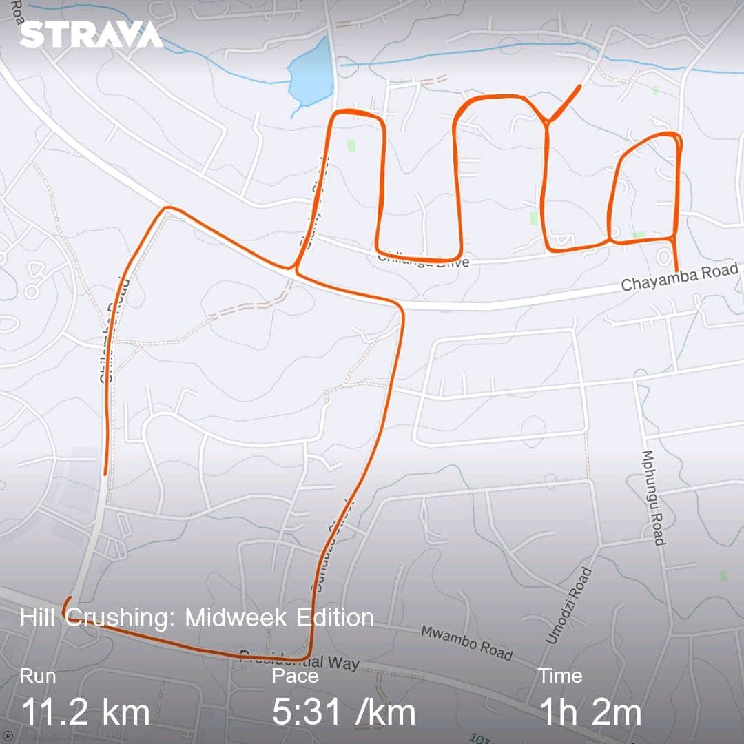 IrvinMangulama's tweet photo. Midweek Dues Paid!
I tackled the relentless slopes of Area 12 and Area 10 for a refreshing 11K grind. Every step uphill was a step closer to greatness! #HillSmasher #MidweekMiles #ChasingGoals #RunYourWorld #IPaintedMyRun https://t.co/ladOb5Kfqs