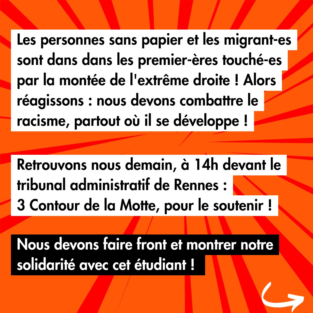 Solidaires étudiant•es Rennes tweet media