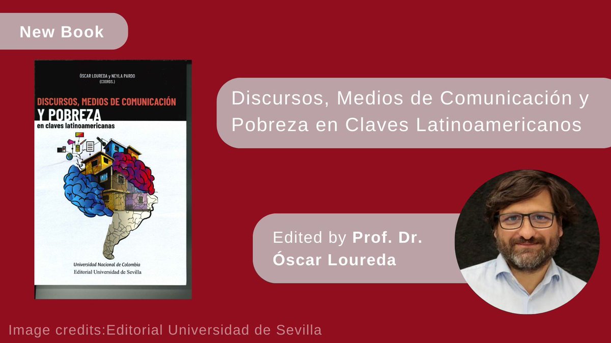 Heidelberg Center for Ibero-American Studies (@hcias_unihd) on Twitter photo New book: Discursos, medios de comunicación y pobreza en clave latinoamericana edited by HCIAS Prof. Dr. Óscar Loureda & Dr. Neyla Pardo Abril. Featuring contributions from Prof. Dr. Óscar Loureda <a href="/oloureda1/">Óscar Loureda</a>, Dr. Héctor Álvarez Mella <a href="/HctorlvarezMel2/">Héctor Álvarez Mella</a>, & Dr. Inés Recio <a href="/inesrecio2/">Inés Recio</a> New book: Discursos, medios de comunicación y pobreza en clave latinoamericana edited by HCIAS Prof. Dr. Óscar Loureda & Dr. Neyla Pardo Abril. Featuring contributions from Prof. Dr. Óscar Loureda <a href="/oloureda1/">Óscar Loureda</a>, Dr. Héctor Álvarez Mella <a href="/HctorlvarezMel2/">Héctor Álvarez Mella</a>, & Dr. Inés Recio <a href="/inesrecio2/">Inés Recio</a>