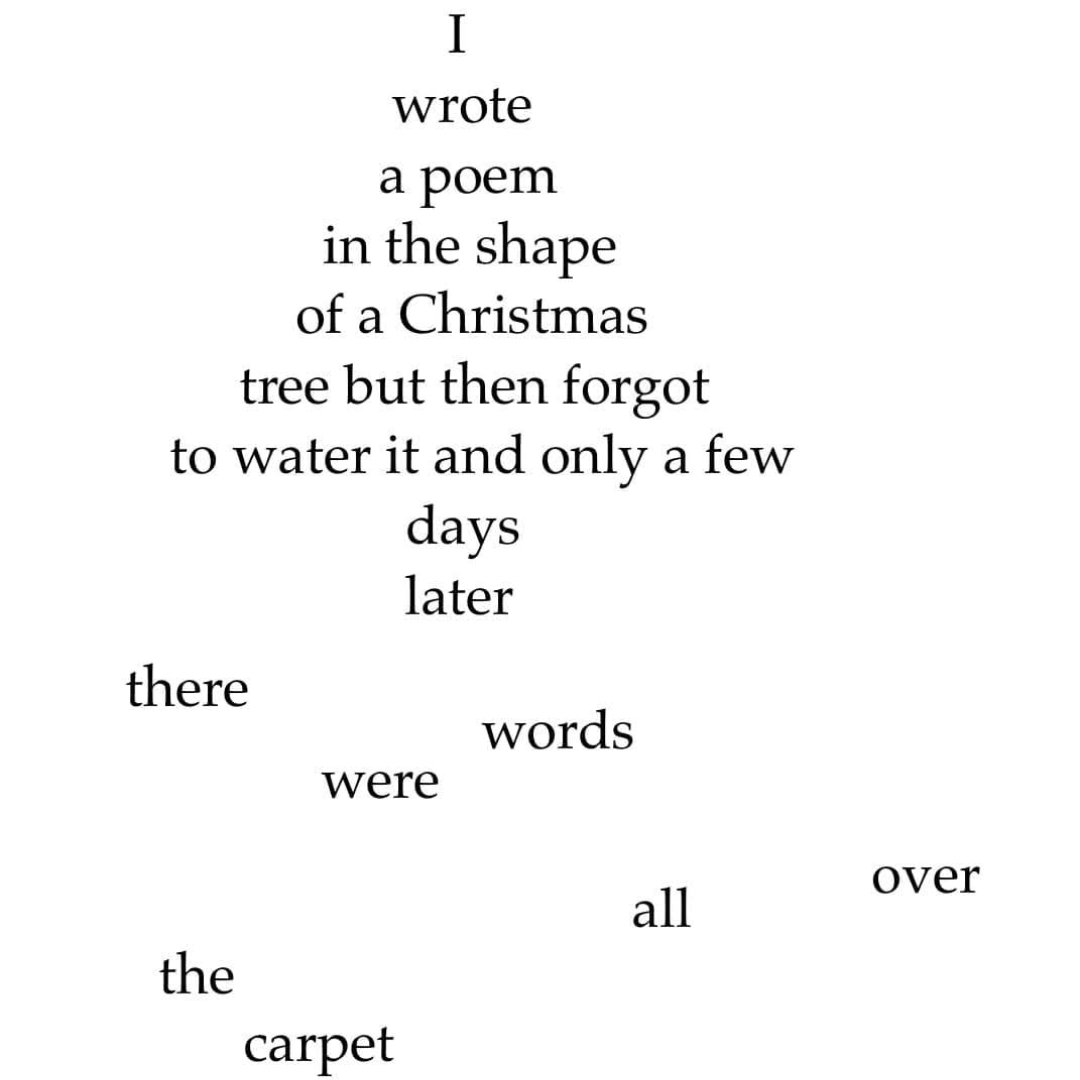 writerchickmc's tweet photo. This will always be a favorite...😎🙏❤️📝🎄 #christmastree #poems #poetry #poeTREE https://t.co/X6aTJ8sgvM