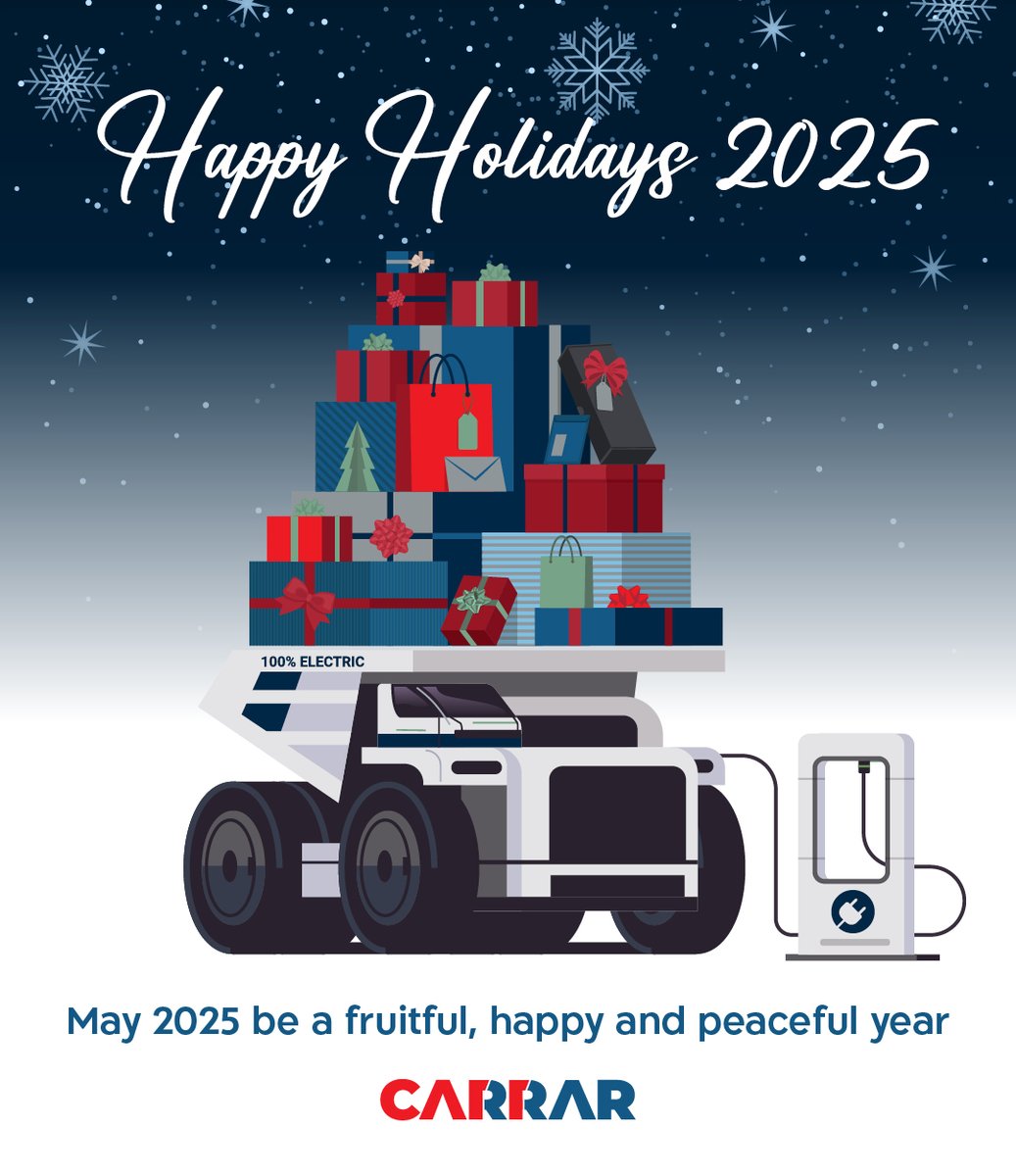 Carrar__'s tweet photo. Happy Holidays to all our partners, customers, employees, and loved ones.
May 2025 be a happy, fruitful, and peaceful year.
#HappyHolidays #Happy2025 #HappyHanukkah #EVBatteries https://t.co/s61NbghAUk