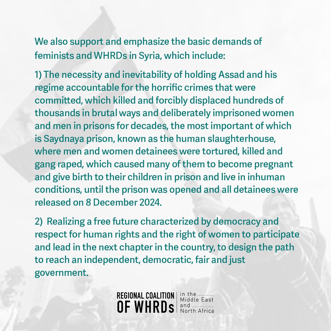 WHRDMENA تحالف المدافعات tweet media