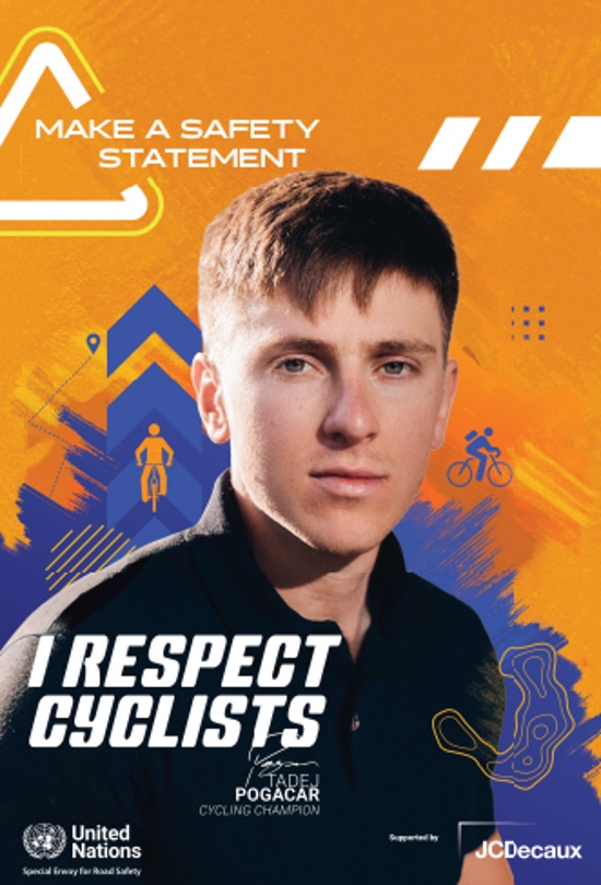 Cycling For All 🚲 (@cycling) on Twitter photo 🗣️"I respect cyclists"
Message from Tadej Pogačar, new Ambassador of the UN Road Safety Campaign, here at the UCI Mobility & Bike City Forum🚴♂️
#MakeASafetyStatement <a href="/TamauPogi/">Tadej Pogačar</a> #UCIBikeForum 🗣️"I respect cyclists"
Message from Tadej Pogačar, new Ambassador of the UN Road Safety Campaign, here at the UCI Mobility & Bike City Forum🚴♂️
#MakeASafetyStatement <a href="/TamauPogi/">Tadej Pogačar</a> #UCIBikeForum