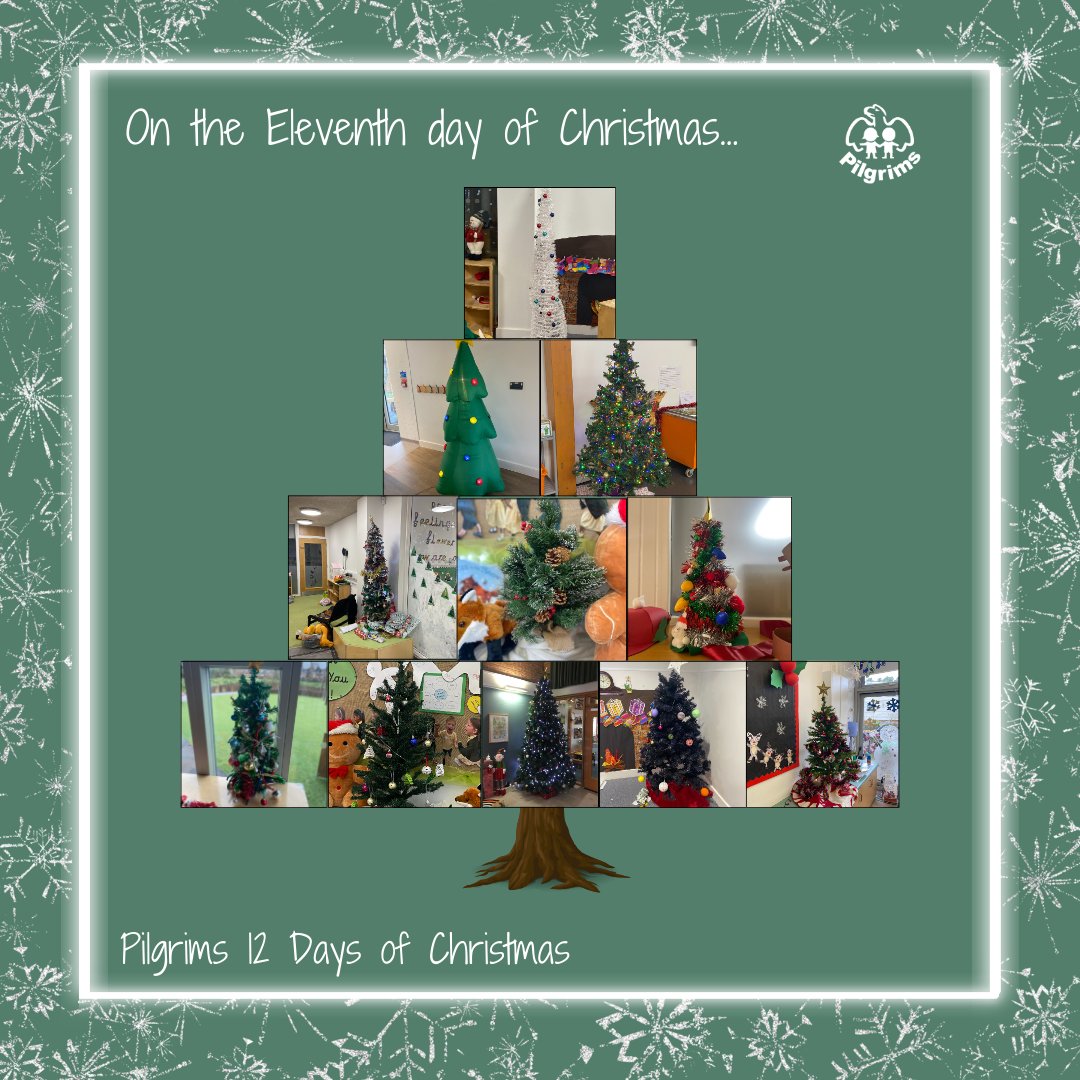 On the Eleventh day of Pilgrims' Christmas, eleven Christmas Trees were spotted bringing festive cheer all around the school.

#12DaysOfChristmas #PilgrimsChristmas #Bedford