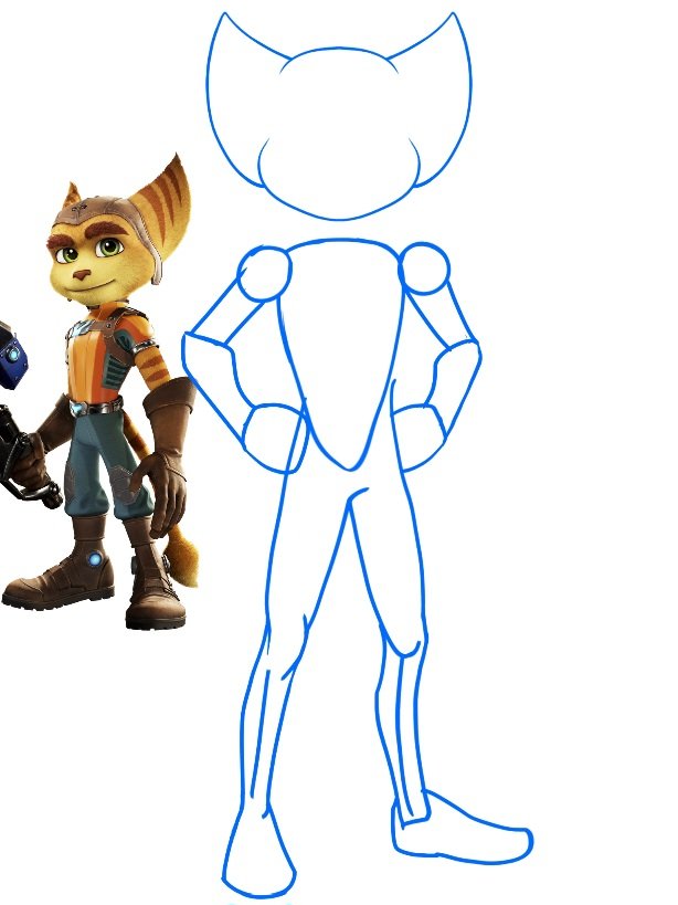 Trying to sketch Ratchet 🫠