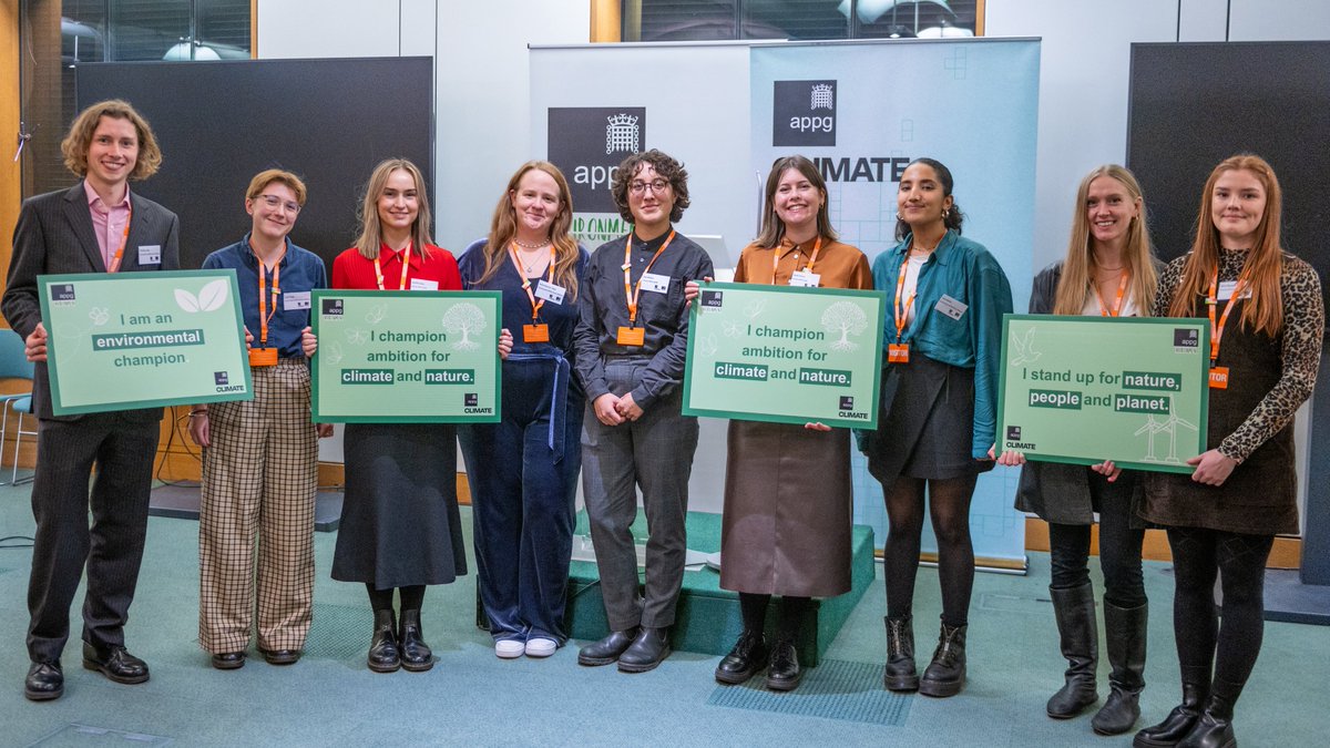 Alice Watson (@alicee_watson) on Twitter photo Yesterday we wrapped up the Climate and Nature Leadership Programme ✅🙌
Thank you to everyone who came along to celebrate and shoutout to <a href="/EnvironmentAPPG/">All-Party Parliamentary Group on the Environment</a> for being such a pleasure to work alongside 💚
Here's to the next generation of environmental champions in Parliament! 👏 Yesterday we wrapped up the Climate and Nature Leadership Programme ✅🙌
Thank you to everyone who came along to celebrate and shoutout to <a href="/EnvironmentAPPG/">All-Party Parliamentary Group on the Environment</a> for being such a pleasure to work alongside 💚
Here's to the next generation of environmental champions in Parliament! 👏