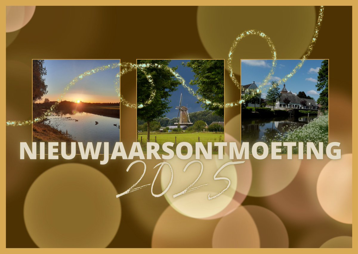Op dinsdag 7 januari is de nieuwjaarsontmoeting 2025 in het gemeentehuis. ✨ De inloop is vanaf 19:30 uur. Om 20:00 uur houdt burgemeester <a href="/RvBennekom/">Ruud van Bennekom</a> de nieuwjaarstoespraak. Daarna is er tijd om bij te praten. Je bent van harte welkom! bit.ly/41z1Uy6