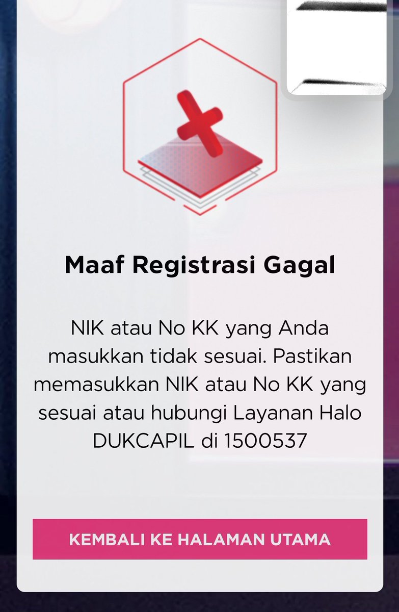 tolong dong min, ini kemarin kartu saya sempet mati. tapi kemarin udah saya aktifkan lagi lewat web. ini mau regrestasi ulang tapi kenapa gini terus ya? apa servernya lagi down? mohon bantuannya <a href="/myXLCare/">myXLCare</a>
