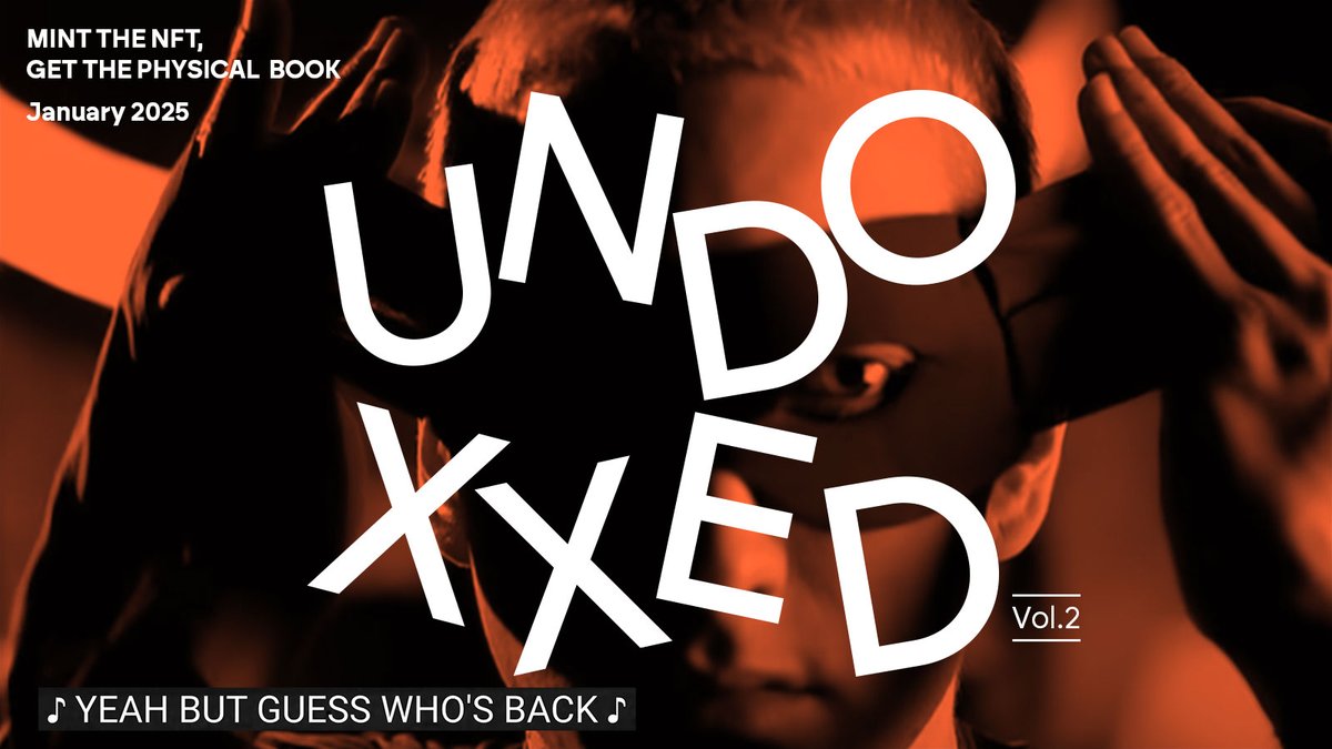 iammyjpg.eth (@vinydome75) on Twitter photo GUESS WHO'S BACK ?! "The countdown begins!
<a href="/UNDOXXEDBOOK/">Undoxxed "The Finest in Digital Lifestyle Culture"</a> Vol. 2 is now in production and will debut this January 2025.
Get ready to experience the next evolution in digital lifestyle culture."
#fashion #skate #digitalart #jewelry #music #toys #caps #sneakers GUESS WHO'S BACK ?! "The countdown begins!
<a href="/UNDOXXEDBOOK/">Undoxxed "The Finest in Digital Lifestyle Culture"</a> Vol. 2 is now in production and will debut this January 2025.
Get ready to experience the next evolution in digital lifestyle culture."
#fashion #skate #digitalart #jewelry #music #toys #caps #sneakers
