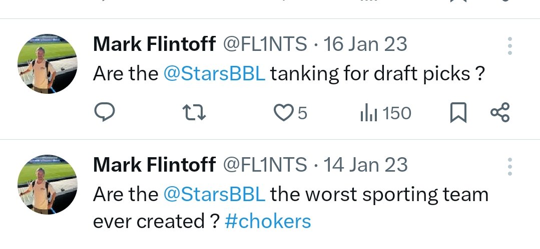 FL1NTS's tweet photo. Nothing has changed @StarsBBL #BBL14 https://t.co/d8eUW8GRSc