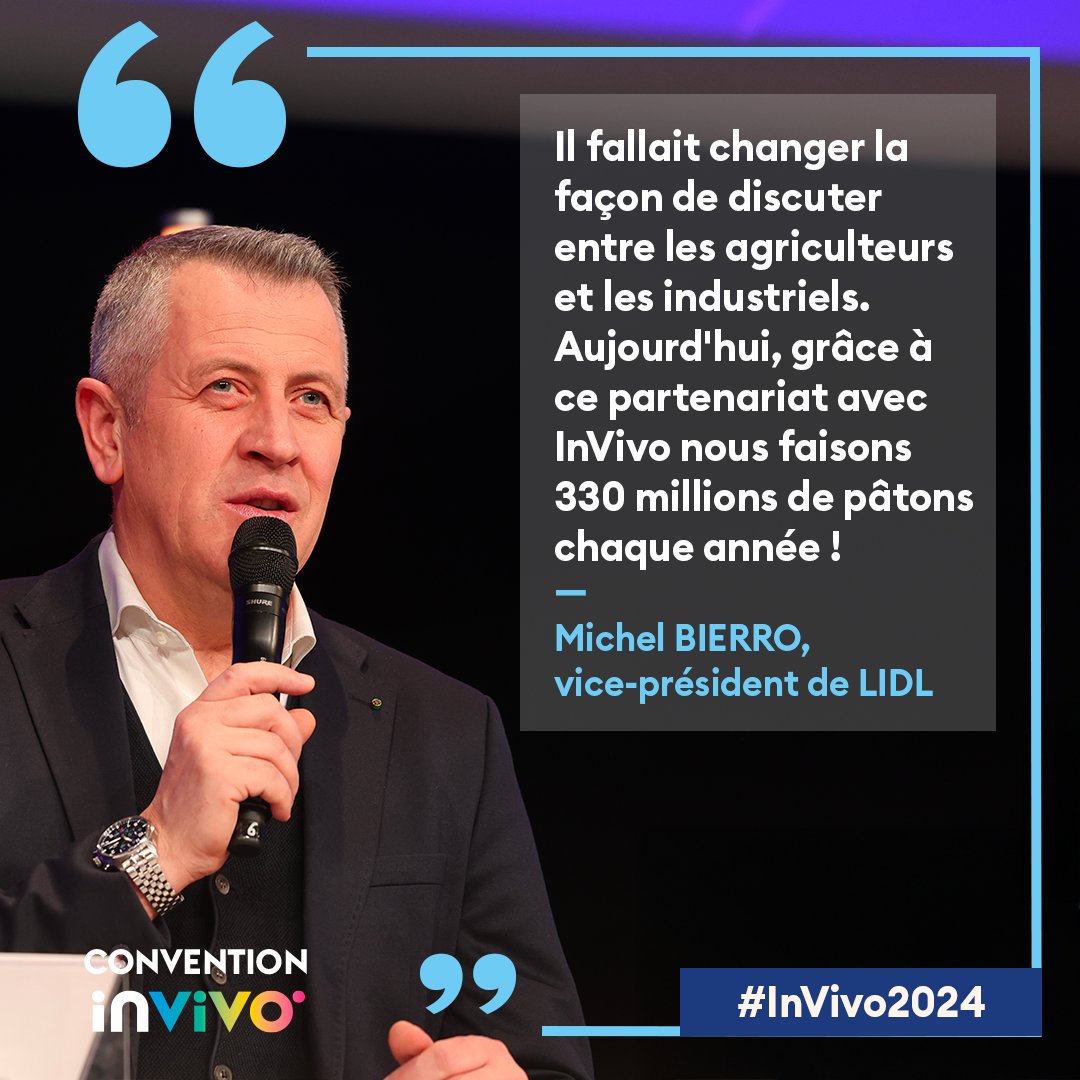 Michel Bierro, vice-président de Lidl France, revient sur l'histoire mouvementée des relations entre agriculteurs et industriels et le lancement des contrats tripartites.
#InVivo2024