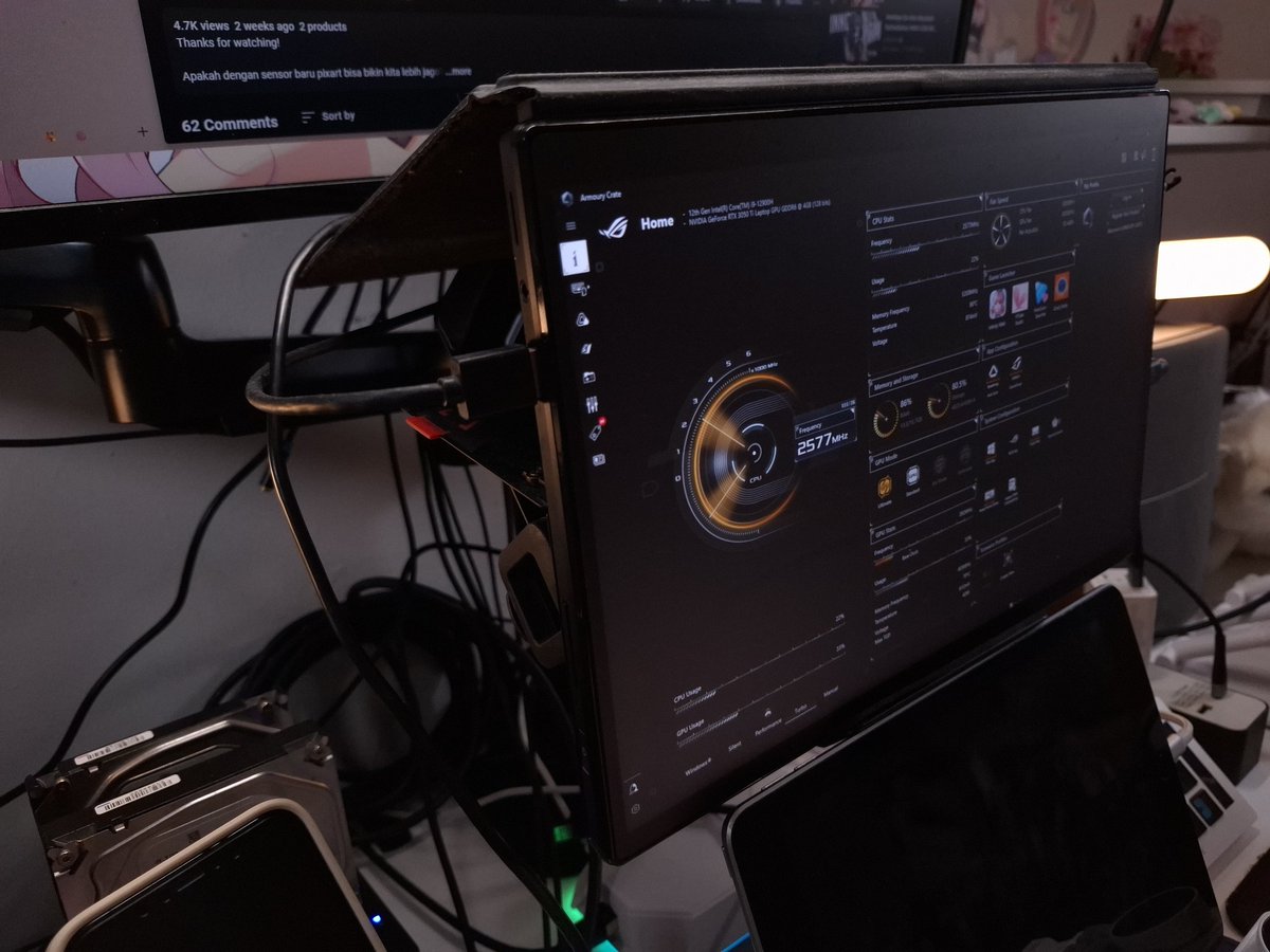 ReynardBlanc's tweet image. *permisi vituber cowo numpang jualan*

WTS Laptop Asus ROG Flow Z13
intel i9 12900H
16GB RAM DDR5
RTX3050Ti laptop
1TB M.2 SSD
120hz Touch Screen
16:10
1920x1200

sudah menemani selama 1 tahun ini sejak Januari 2024 dalam berbagai projek, manggung &amp;amp; stream

20jt nego

minat DM