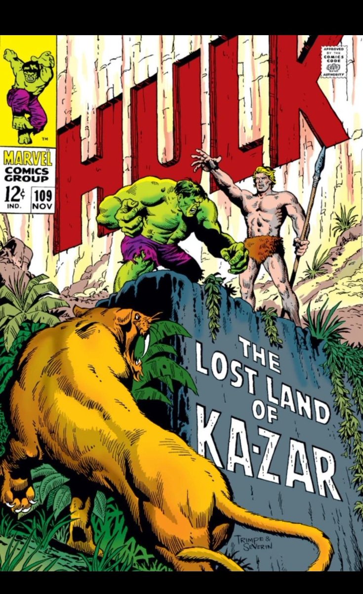 allthingshulk's tweet photo. #Hulk cover of the day !!!
Cover art by: Herb Trimpe and John Severin https://t.co/SMlqfoK8s2