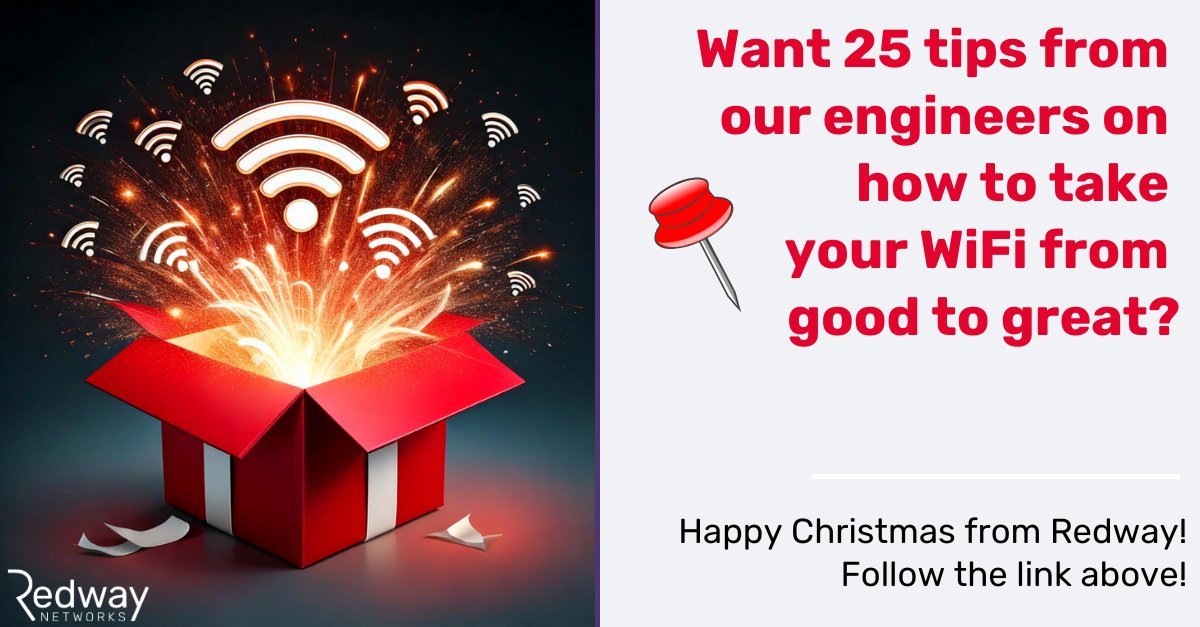 The 25 days of Christmas... The top 25 tips for network configuration... Let's call it our Christmas advent calendar!🎄📆
Pin these for a New Year review in January! redwaynetworks.com/the-difference…
#NetworkManagement #WirelessNetworks #WiFi