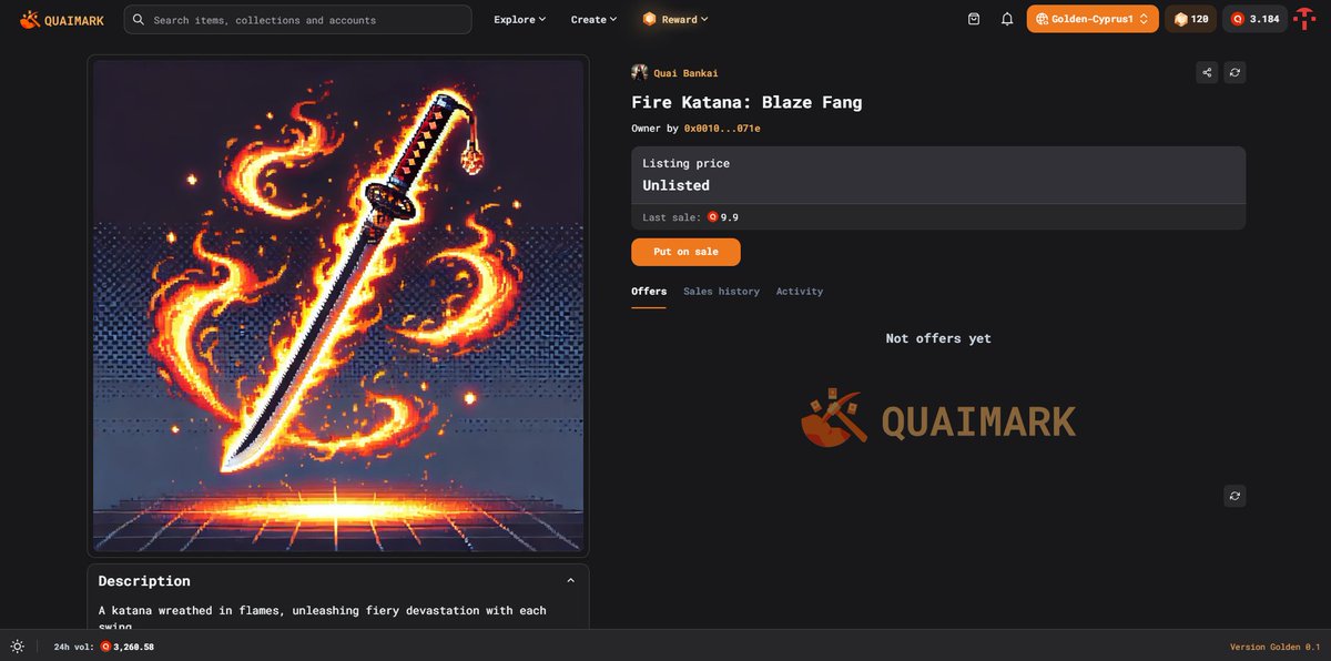 Trade2Prop's tweet image. 🎯 QuaiMark, the first NFT marketplace from
@QuaiNetwork

wallet: 0x00104135A317c08D451df0b3FF6BB6009eD3071e📷#QuaiEcosystem $QUAI

quaiscan.io/tx/0x0044000ea…