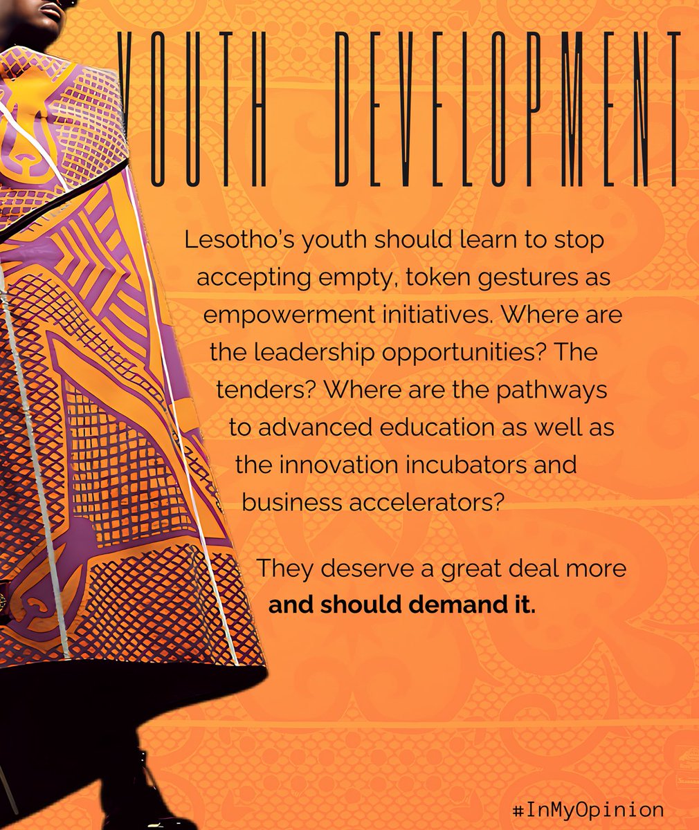#InMyOpinion #Lesotho #Lstwitter