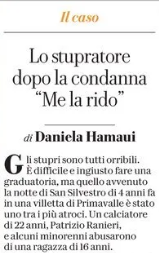 Siddh60's tweet photo. Per la signora #hamani gli stupri fatti da italiani sono più atroci di quelli fatti dai melanodermi.
E la risata di un italiano le fa salire la rabbia più di quella di un #migrante che ha fatto a pezzi una ragazza.
Il razzismo è una brutta cosa specie se fatto da chi è ospite! https://t.co/hqJpCOszHC