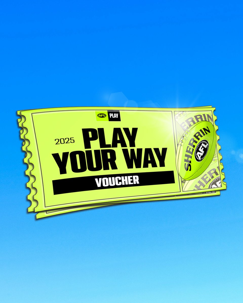 📣 REMINDER!

AFL NSW/ACT has just announced the Play Your Way vouchers, which help ensure the game is accessible and affordable for junior participants across Greater Sydney. 

Learn more 👉 l8r.it/DOdi