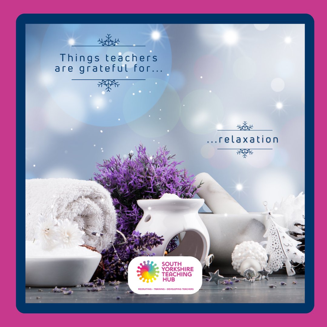 SYteachinghub's tweet photo. Things teachers are grateful for…quiet relaxation. Busy school days can take their toll, so taking some me-time is the perfect way to unwind after a hectic day. Whether it's a bubble bath or a spa day at home. Just soak up the peace and quiet. #grateful #teachers #syth https://t.co/BTMoBVD1QD