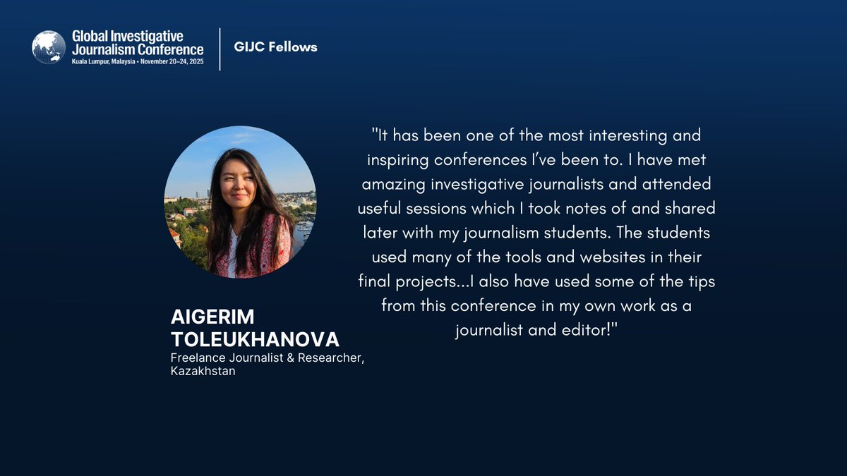 gijn's tweet photo. Interested in attending #GIJC25?

The conference is offering fellowships to journalists from the Global South, and those from historically underrepresented groups to participate. 

💡 Learn more: https://t.co/W0hkJNmFBF

🔗 Apply now: https://t.co/jbKkAUEyni
https://t.co/W0hkJNmFBF
